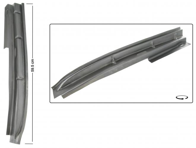 B-pilarin sisäosan korjauspala (59.5 cm), oikea