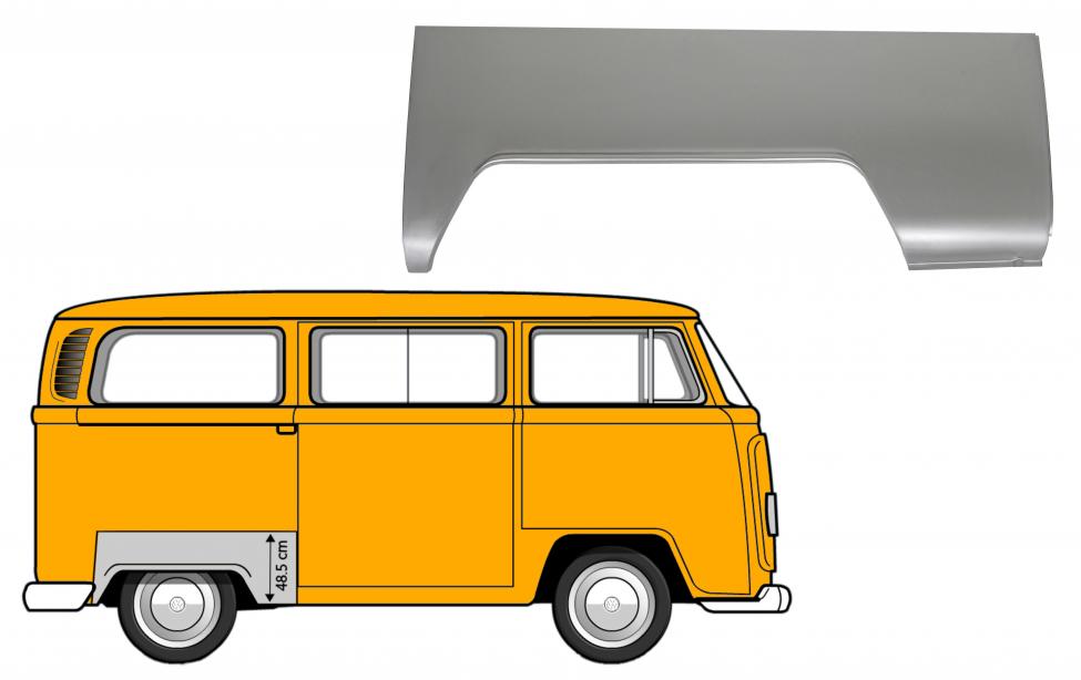 Painel do arco da roda traseira direita