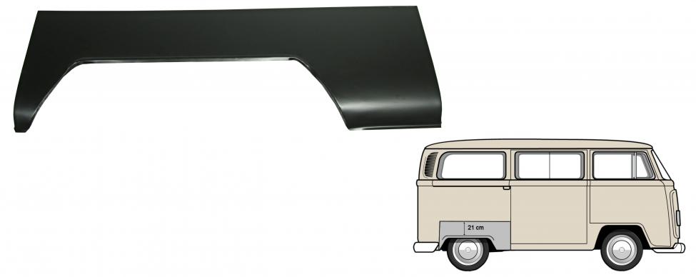 Takapyöränkaaren paneeli oikealle