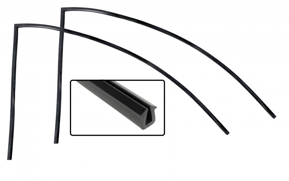 Tiiviste lasin ja ikkunakehyksen väliin, takasivuikkunaan