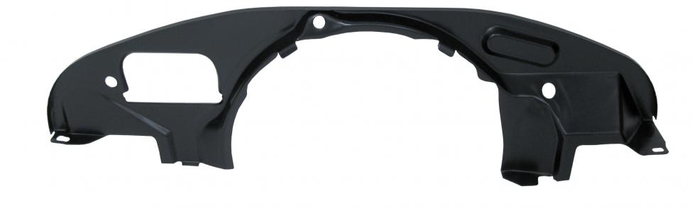 Moottorin suojapelti, tulipeltiä vasten, musta