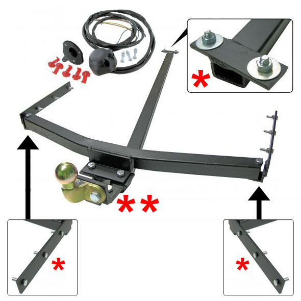 Anhängerkupplung komplett