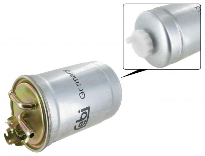 Polttoaineen esilämmityksellä varustettujen ajoneuvojen dieselsuodatin