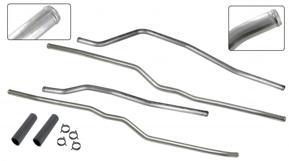 Ruostumattomasta teräksestä valmistetut jäähdytysnesteputket (6-osaiset)