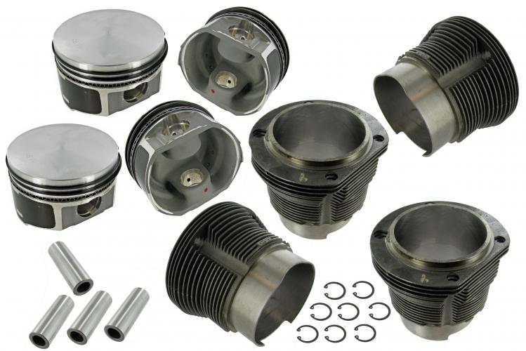 Mäntä / sylinterisarja 1971cc (2000) kanssa, tasapäämännät