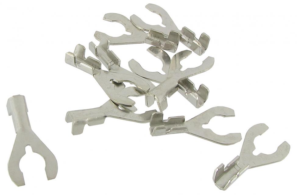 Eristämättömät haarukkapäätteet 6 mm