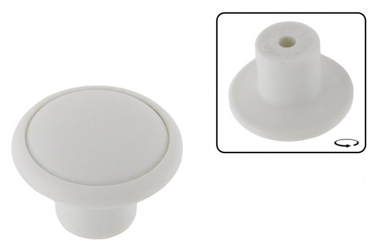 Vaatekoukku, valkoinen