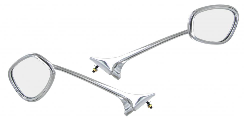 Albert style Swan neck exterior mirror