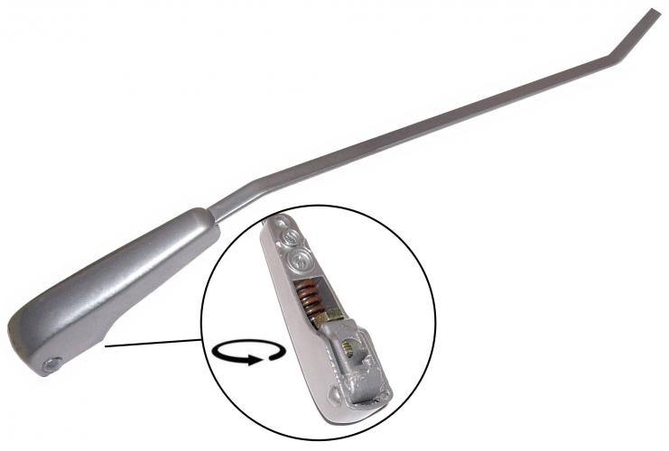 Pyyhkijän varsi, harmaa