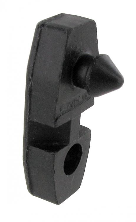 Liukuovien lukitussalvan puskuri