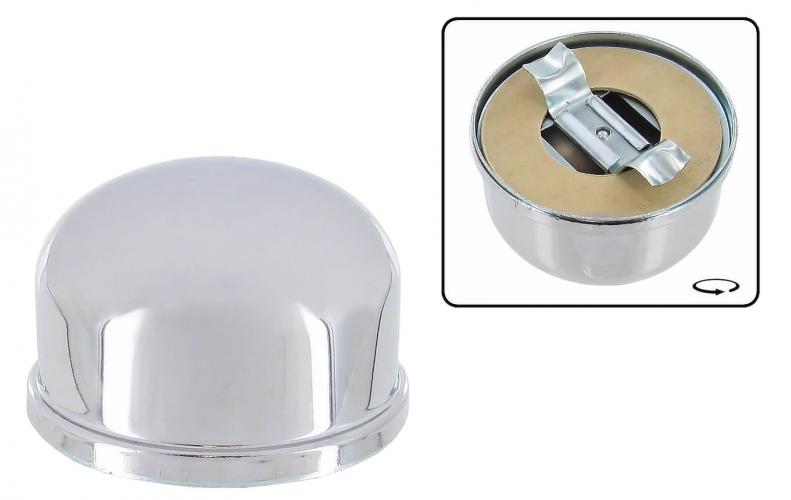 Öljyntäytön korkki, kromattu