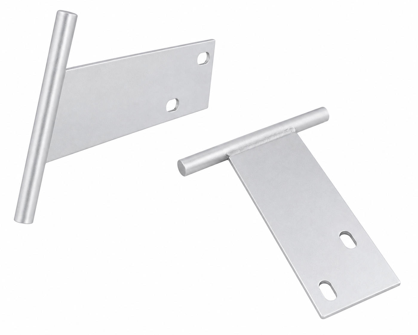 T-bars sølvfarget anodisert aluminium