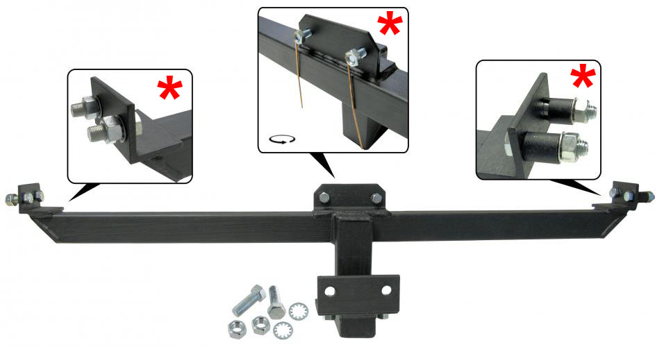 Vetokoukun kiinnike ja laitteisto