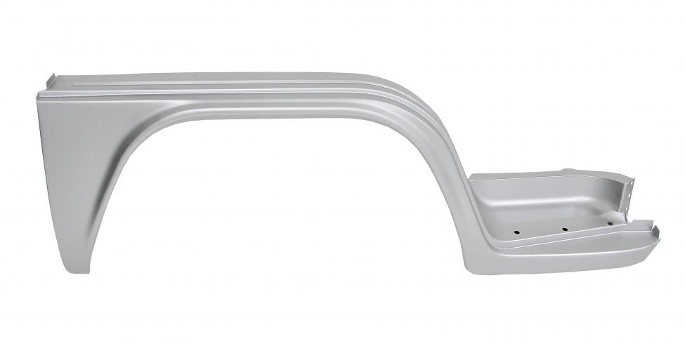 Arco de roda dianteiro completo (dog leg) Direito