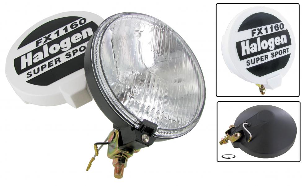 Lisäkaukovalo suojineen