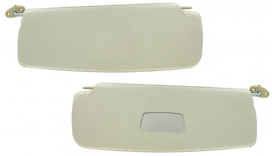 Häikäisysuojat meikkipeilillä, valkoiset