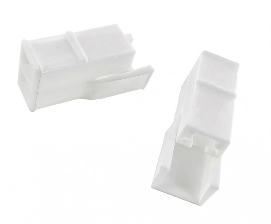 Liitinkotelo 2-napainen uros-ja naarasliitin