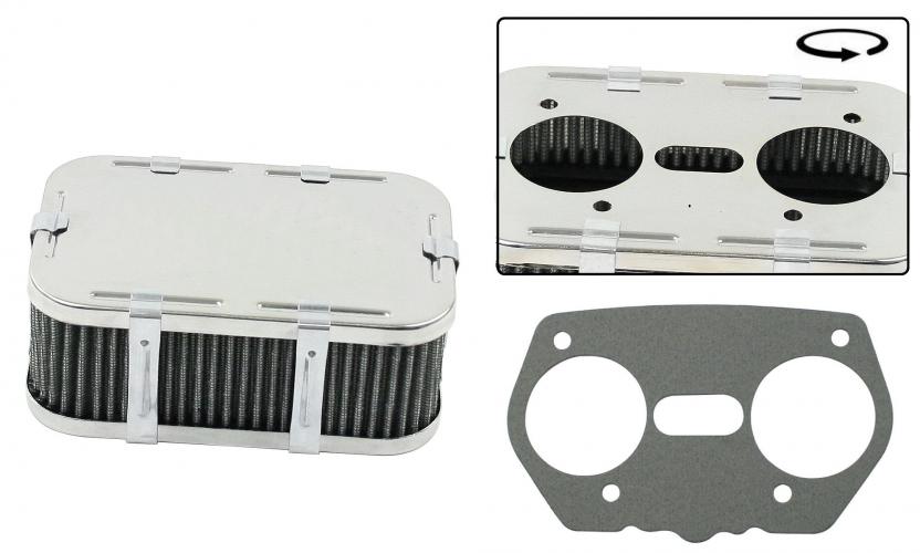 Kromattu suorakaiteen muotoinen ilmansuodatin