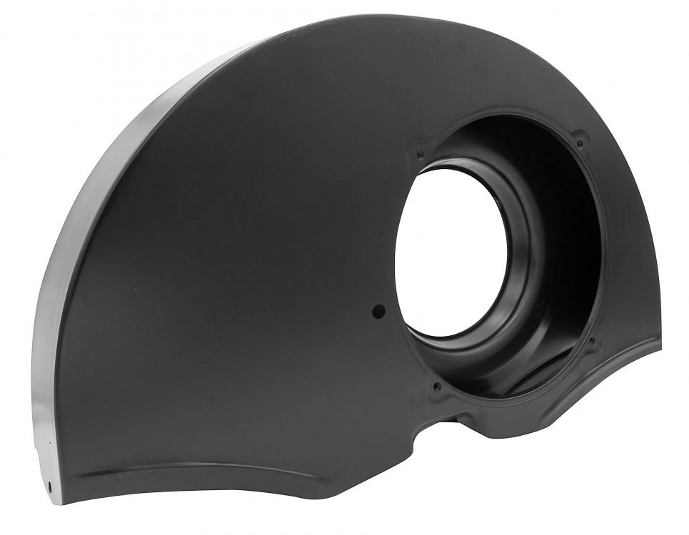 Puhallinkotelo musta, ilman lämmityksen lähtöjä