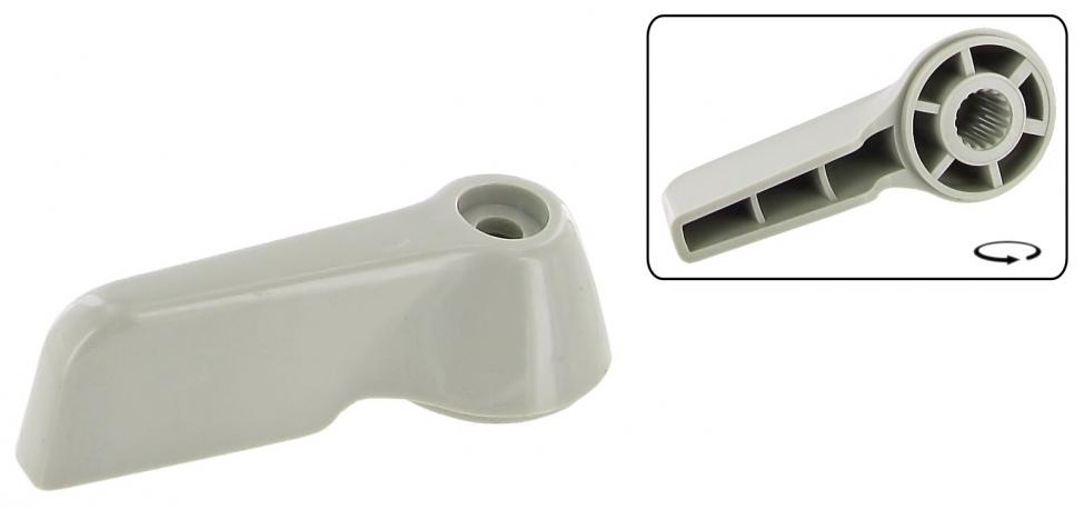 Etuoven sisäkahva, harmaa