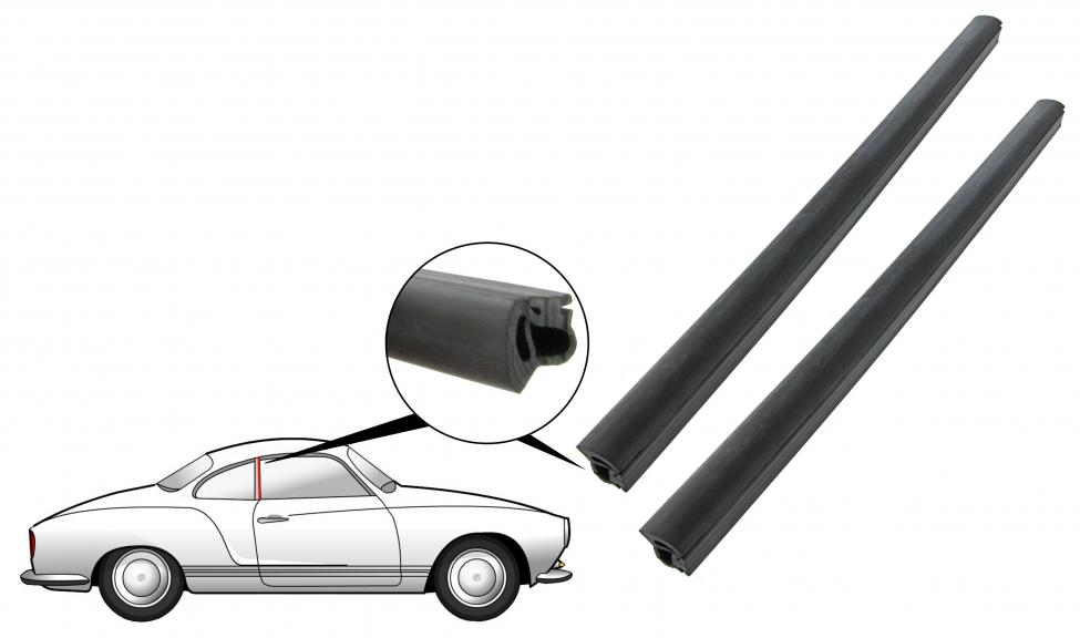 Tiiviste ovi-ikkunan lasin ja ikkunapilarin välissä