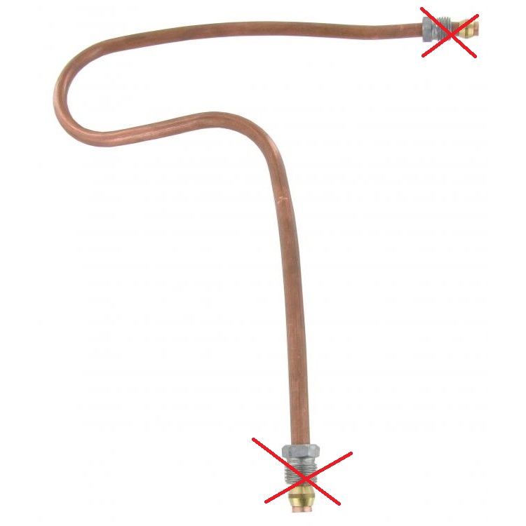 Fuel line from the pump to the carburetor 1538 second chance