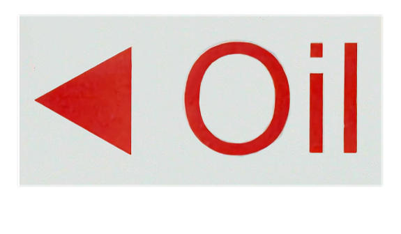 Autocollant huile (OIL)