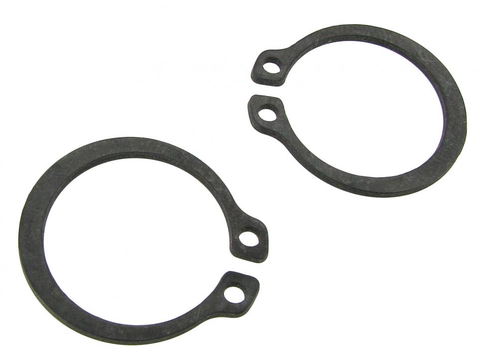 Clutch operating shaft, clutch carrier plate ja gearbox drive shaft circlips (pair)