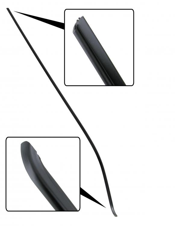 A-pilarin sadekourun verhoilu musta oikealle