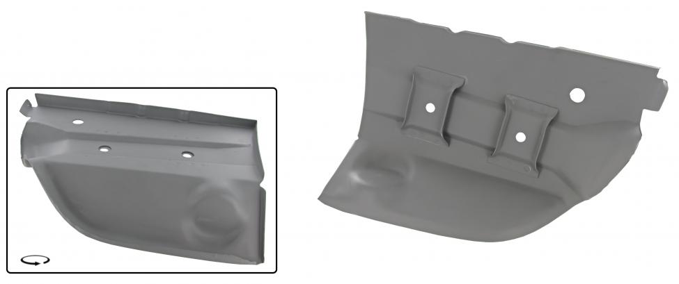 Takapuskurin tukipaneeli vasen