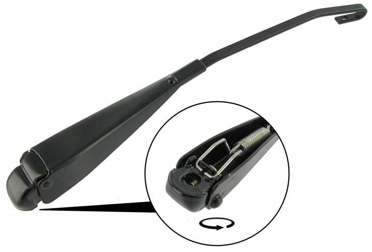 Bras d'essuie-glace noir gauche