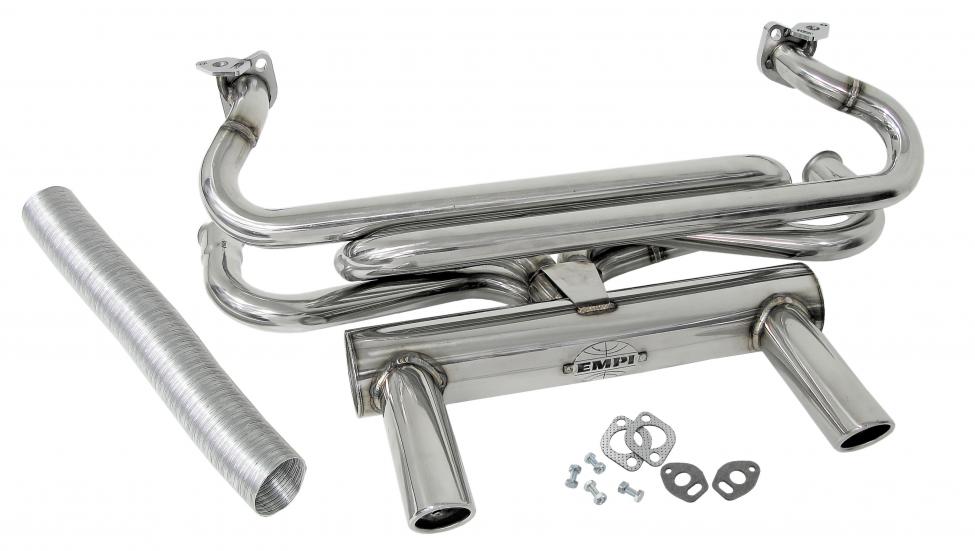 GT motorsport pakoputki yhdellä hotspotilla ruostumatonta terästä