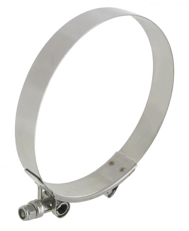 Laturin kiinnityspanta, ruostumatonta terästä, T-pulttikiristin