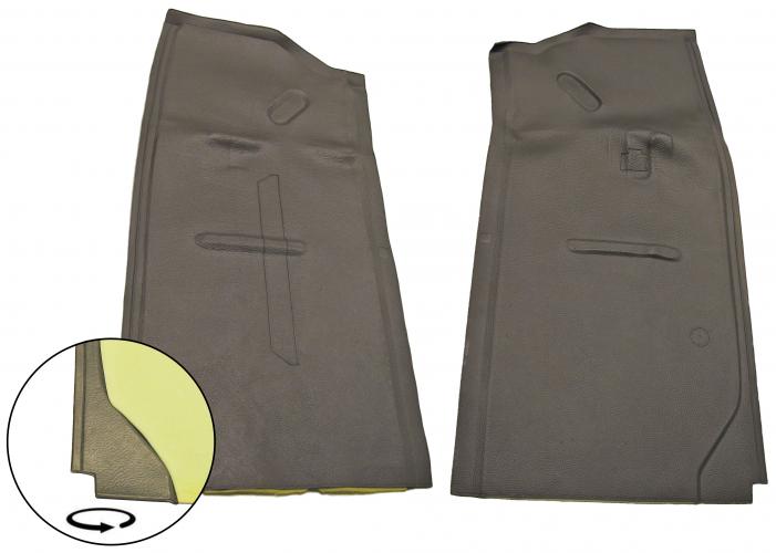 Kumimatot etuistuinten alle, harmaat