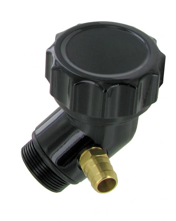 Öljyntäyttö huohotuslähdöllä, musta