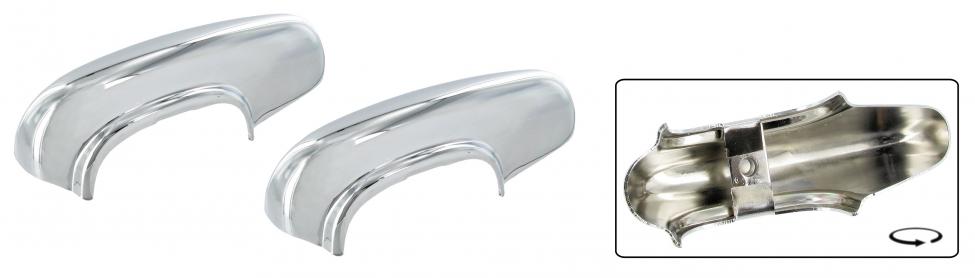 Barrettes/butoirs chromé(e)s métal pour pare-chocs