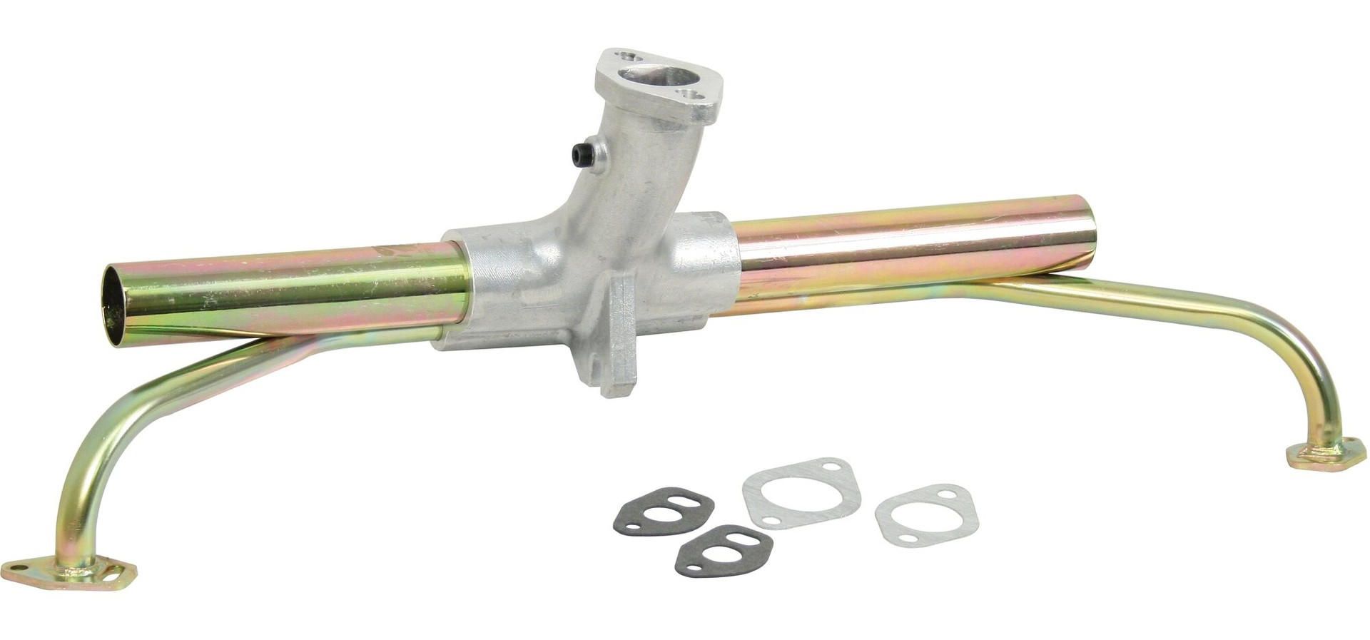 High Flow inlet manifold for vehicles with a single hotspot