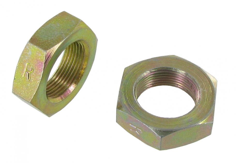 Etunavat mutterit oikealle, oikeakätinen kierre