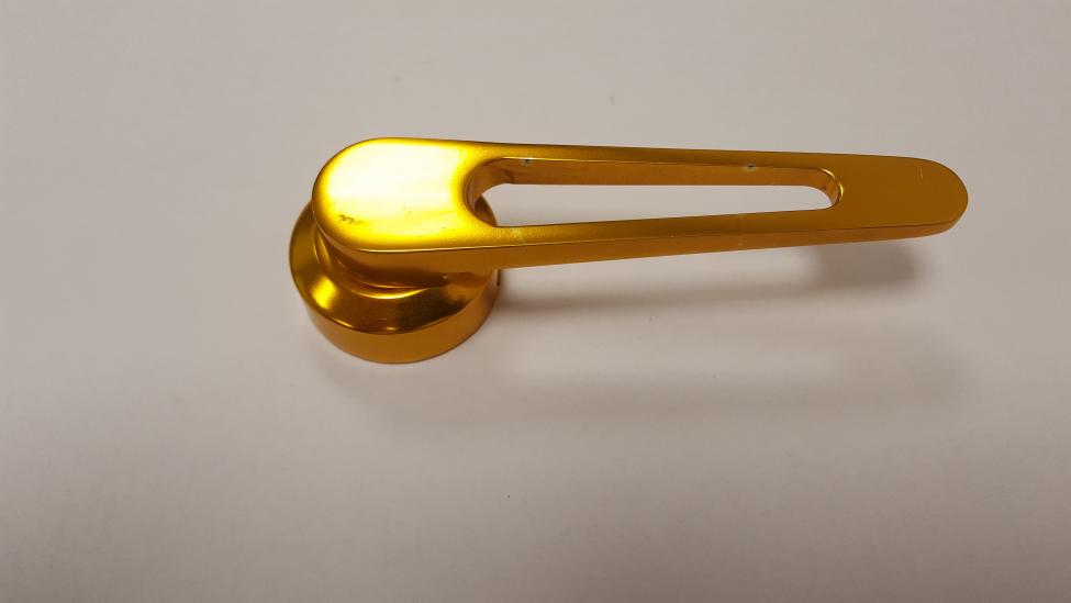 Ikkunan tuuletin kultainen alumiini