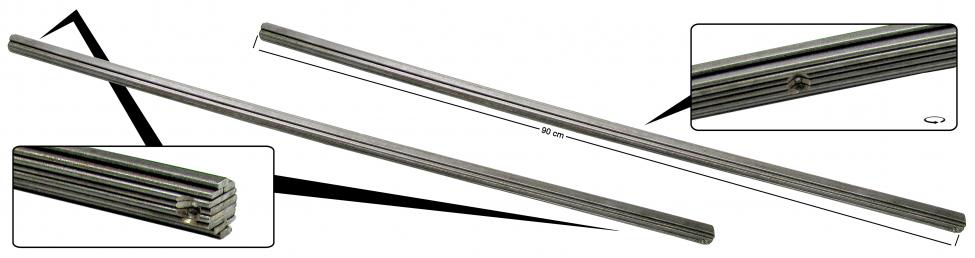 Kavennetut etuakseliston jousipakat (2 jousipakkaa of 10 leaves)