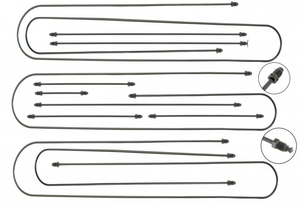 Kit de tubagem de travão (11 peças)