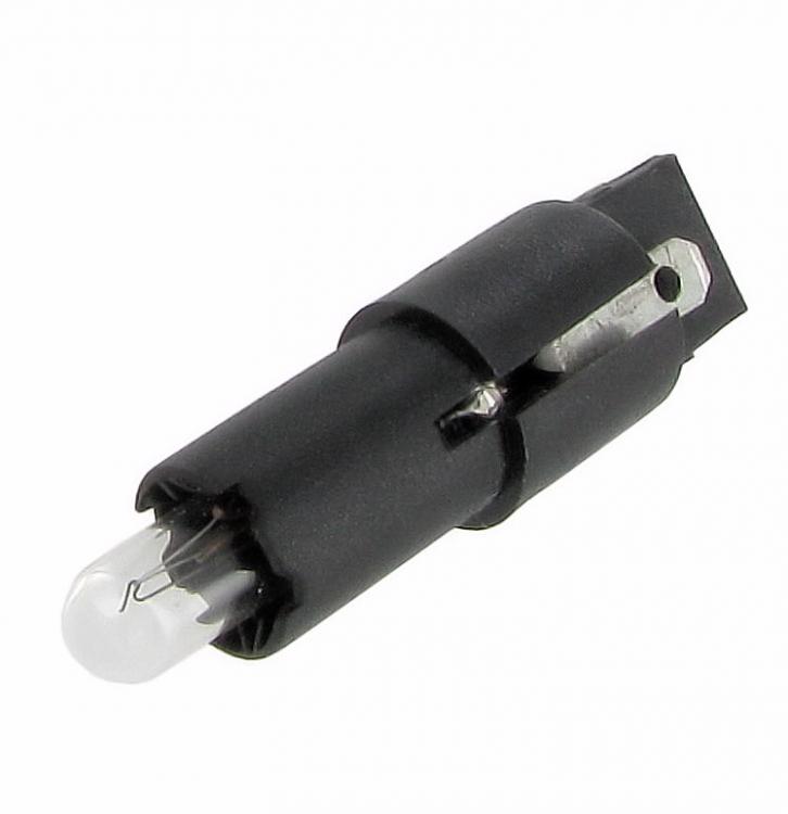 Polttimo kantoineen, lämmityslaitteen paneeliin