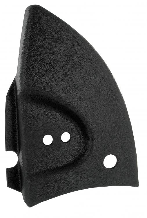 Kapscharnier afdekplaat zwart rechts