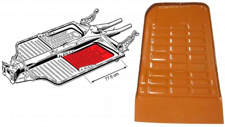 Bodemplaat half links achterzijde