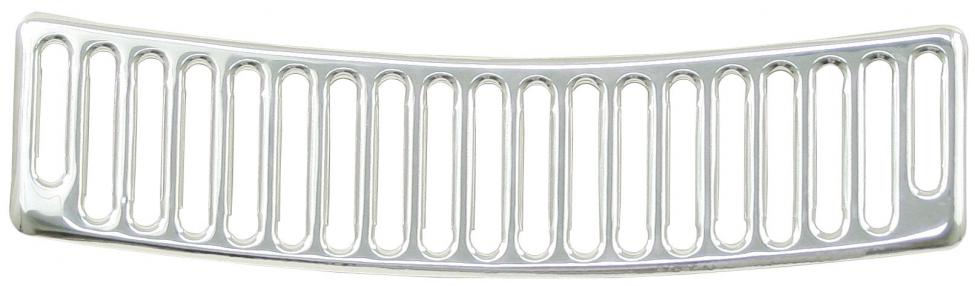 Aluminum vent trim on trunk lid