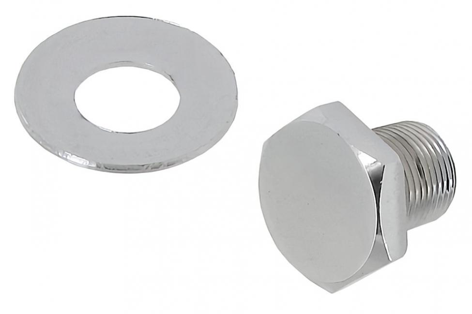 Alahihnapyörän pultti ja aluslevy, kromattu