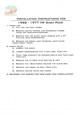 Installation Instructions (GB)