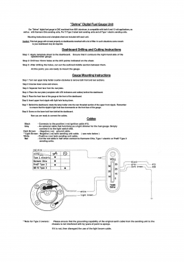 Mounting Instructions (GB)