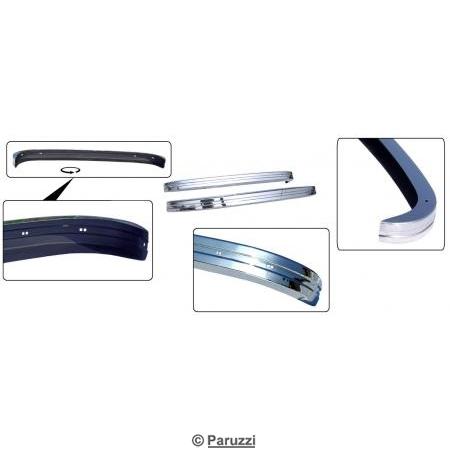Polished stainless steel bumpers (per pair)