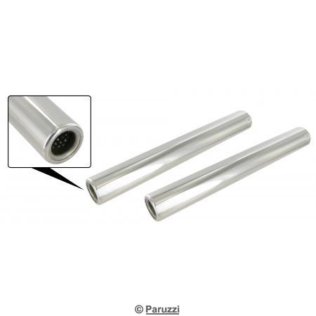 Embout/tube de sortie d'chappement inox, longueur 250 mm, la paire
